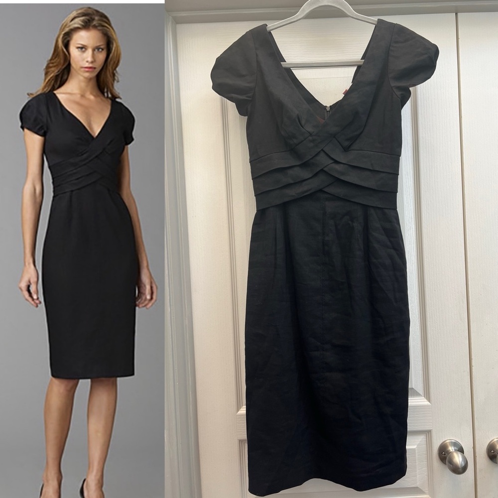 Rebecca Taylor Linen Wool dress 6